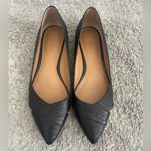 Calvin Klein Black Pointed Shoes Size 8